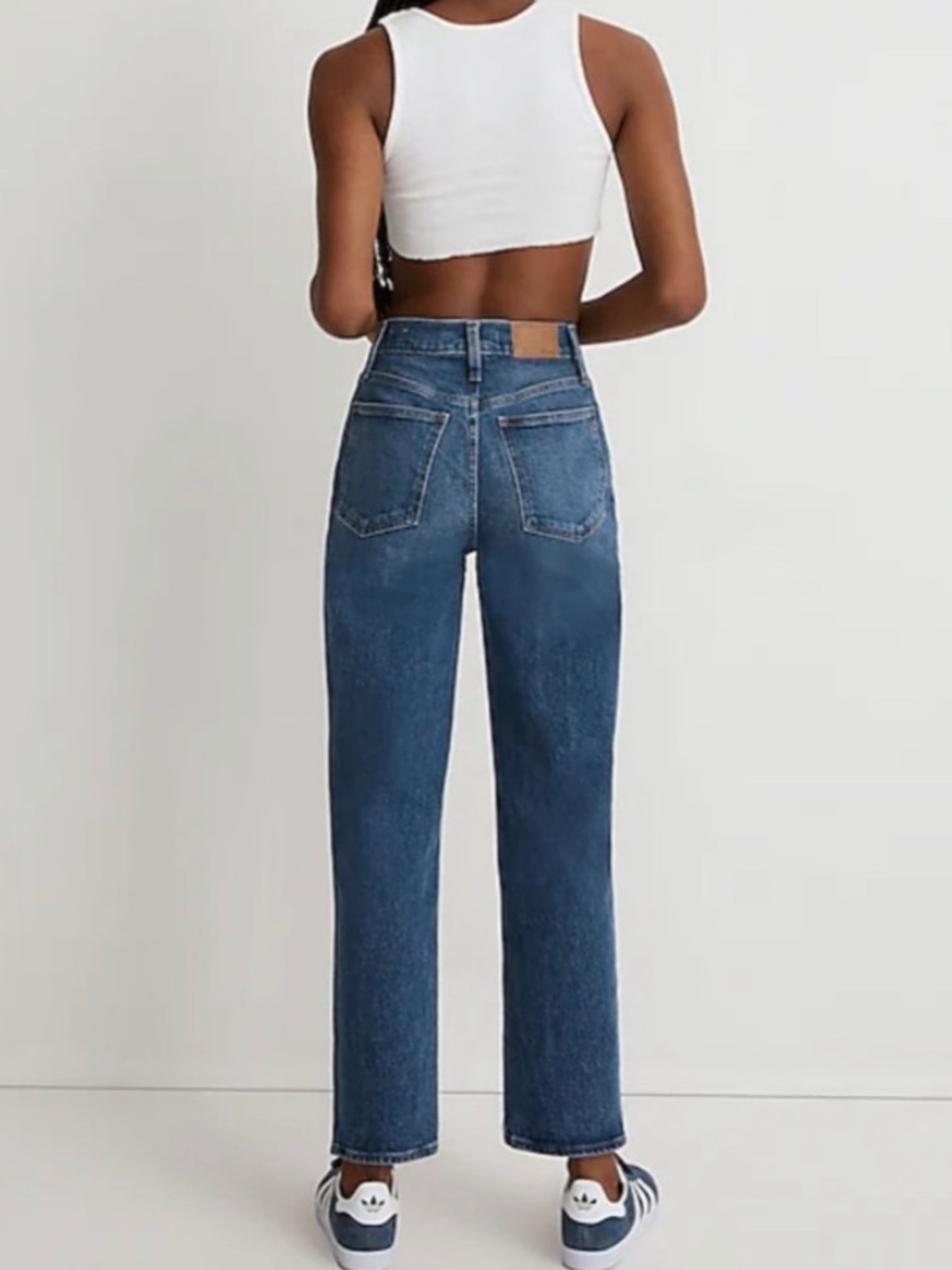 Madewell The Perfect Vintage Straight Jean Mayfield Wash Straight Jeans - Picture 2 of 14